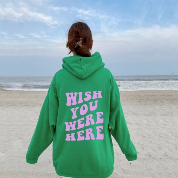 Tops - Wish you were here hoodie